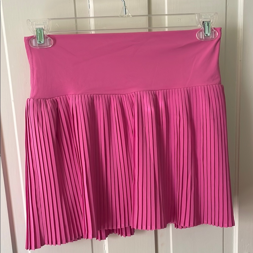 Pink Pleated Women's Skirt